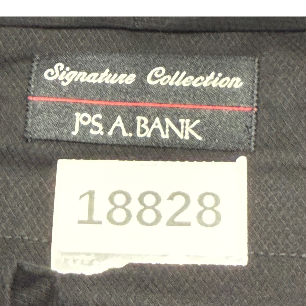 Jos.‎ A. Bank Dress Pants Mens 36x30 Grey Wool Signature Flat Front Cuffed - Picture 7 of 7